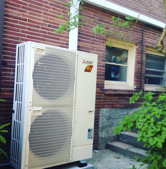 Mitsubishi ductless mini-split unit providing quiet, zoned cooling for Boca Raton homes.