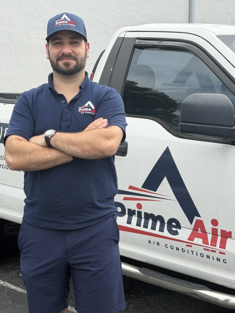 Raphael Perez, owner and CEO of Prime Air — licensed HVAC contractor serving Boca Raton and Palm Beach County FL, CAC1823548