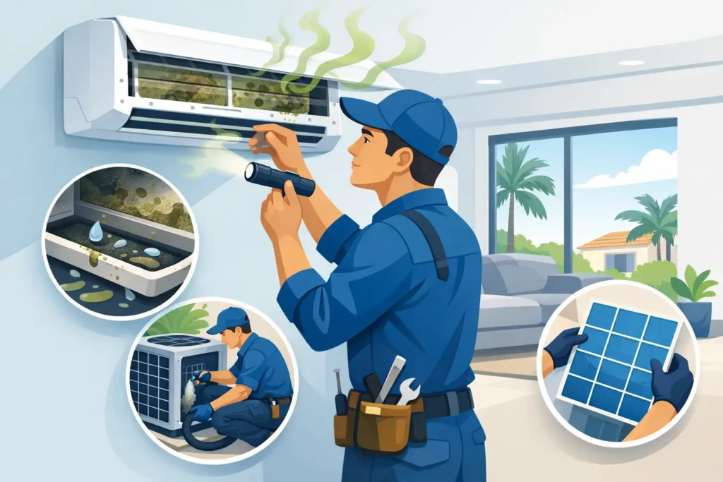 Why Does My AC Smell Musty? Causes and Fixes