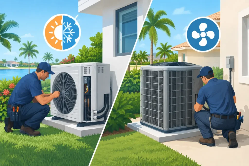 Heat Pump Versus Central Air for Florida Homes